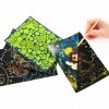 ŚWIECĄCA W CIEMNOŚCI WYDRAPYWANKA Z KOLOROWANKĄ MAGIC KIDEA KSIĘŻNICZKI